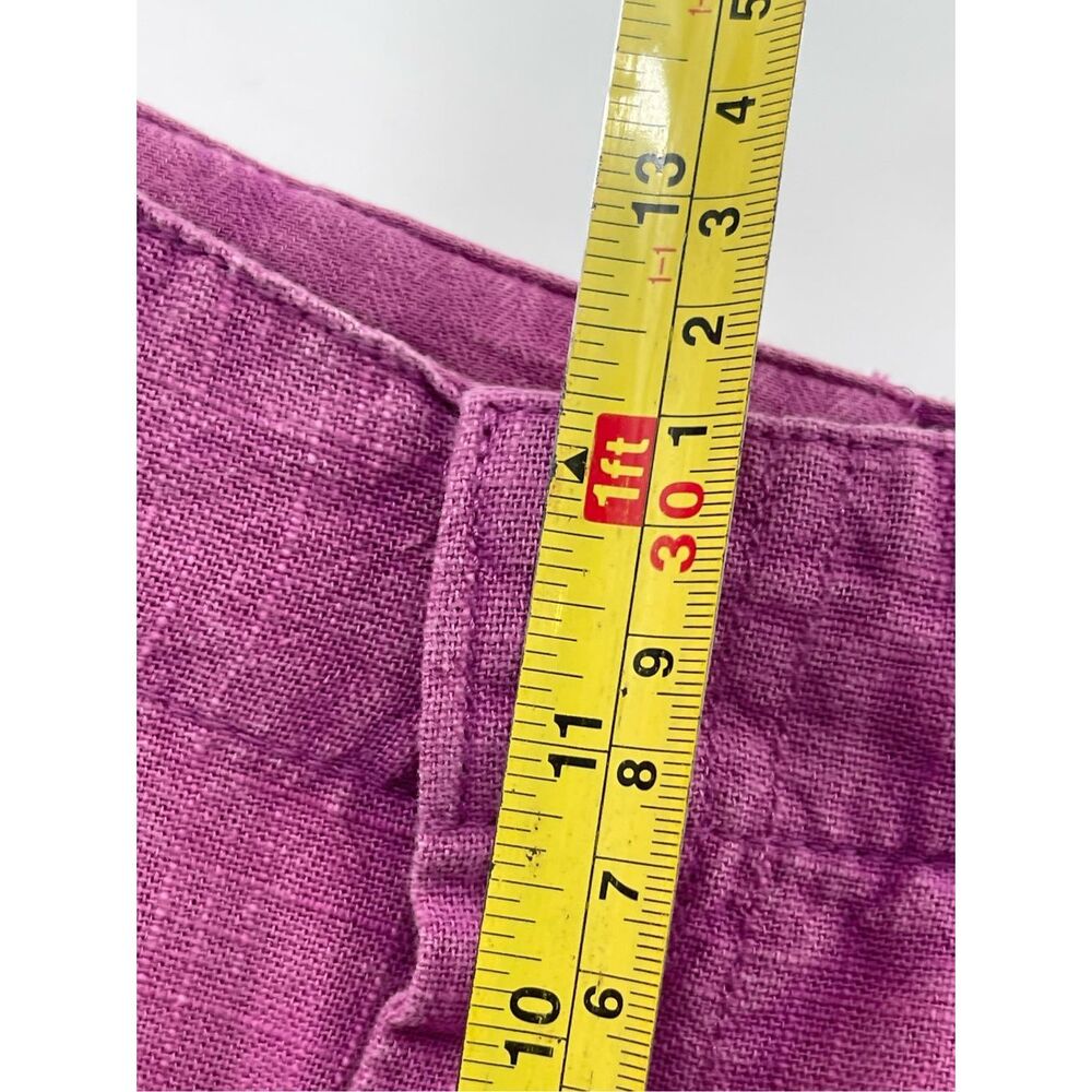 Free People Say So Trouser Shorts Women 8 Purple Pink Summer Bloom Cotton New - Picture 6 of 13